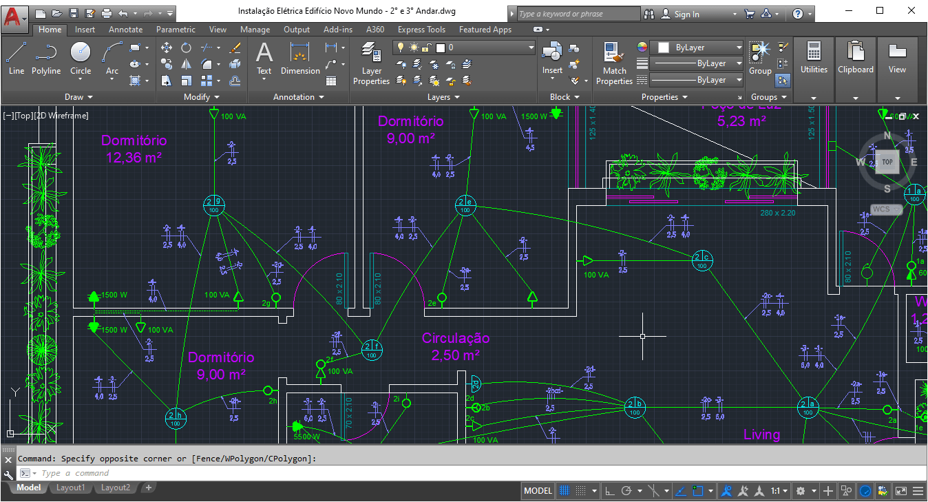 Projeto Elétrico Predial