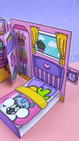 Faça Você Mesmo Casa de Boneca Infantil Impressão PDF Trailer da Carol