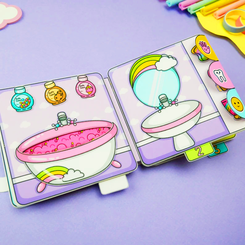 HELLO KITTY Faça Você Mesmo Casa de Boneca Infantil Impressão