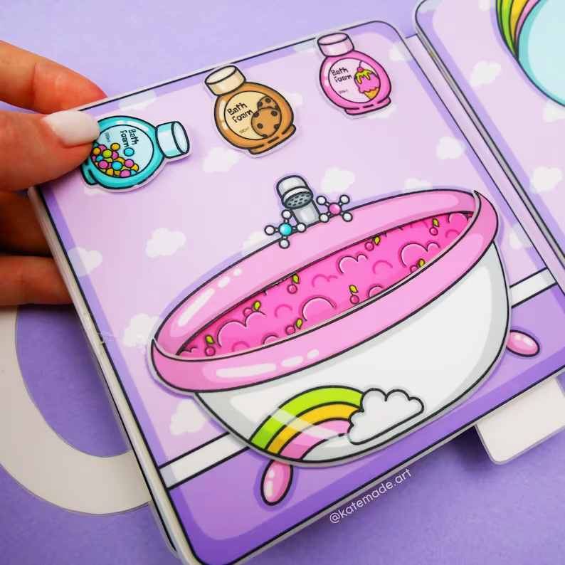 HELLO KITTY Faça Você Mesmo Casa de Boneca Infantil Impressão