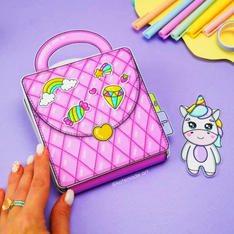 HELLO KITTY Faça Você Mesmo Casa de Boneca Infantil Impressão