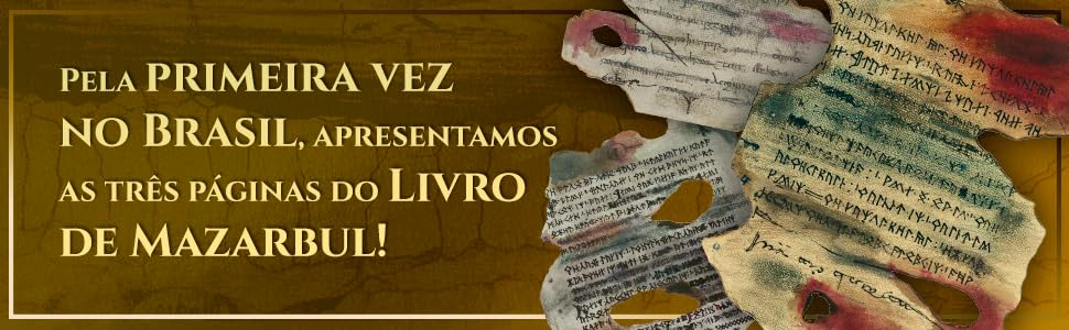 Pela primeira vez no Brasil, apresentamos as três páginas do livro de Mazarbul!