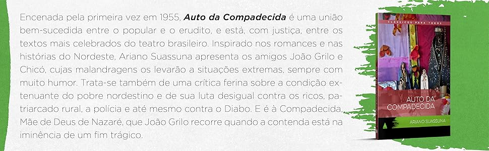 auto da compadecida, ariano suassuna, clássico para todos, nordeste