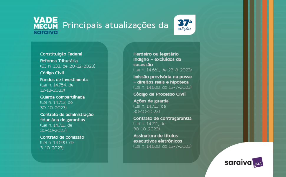 OAB, vade mecum, atualizado, jurídico, primeira fase, prova, aprovação, saraiva