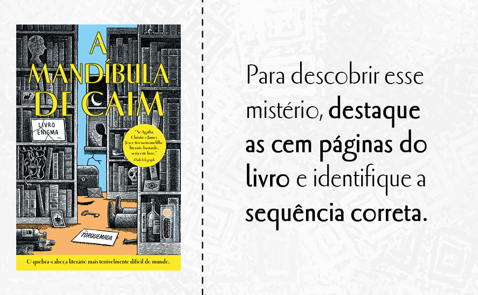 A mandíbula de Caim, quebra-cabeça, ordem, páginas, Cain’s Jawbone, jogo, mistério, investigação
