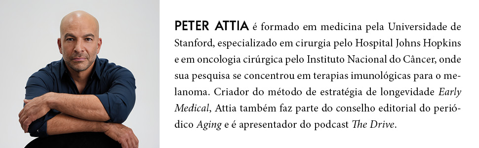 Outlive, Medicina, Bem estar, Boa forma, Ciência, Cuidado a longo prazo, Longevidade, Peter Attia