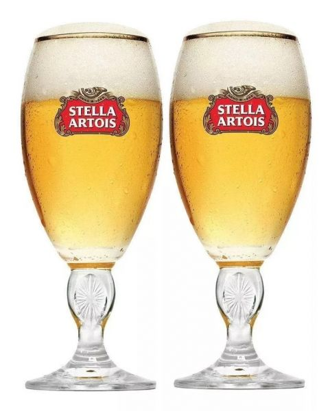 2 Taças Cerveja Stella Artois 250ml