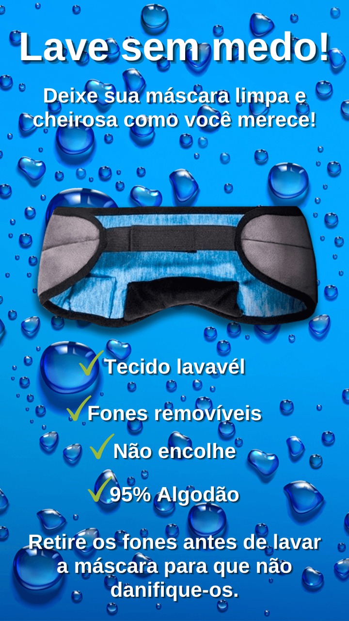 Enjoying Sleep - Durma Bem com a Máscara de Dormir Bluetooth® – Lojas Chico