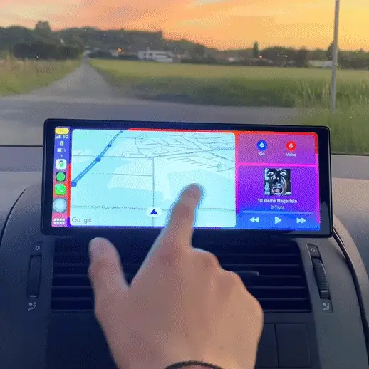 WyzeAuto - Multimídia portátil com Câmera Frontal + BRINDE Câmera de R