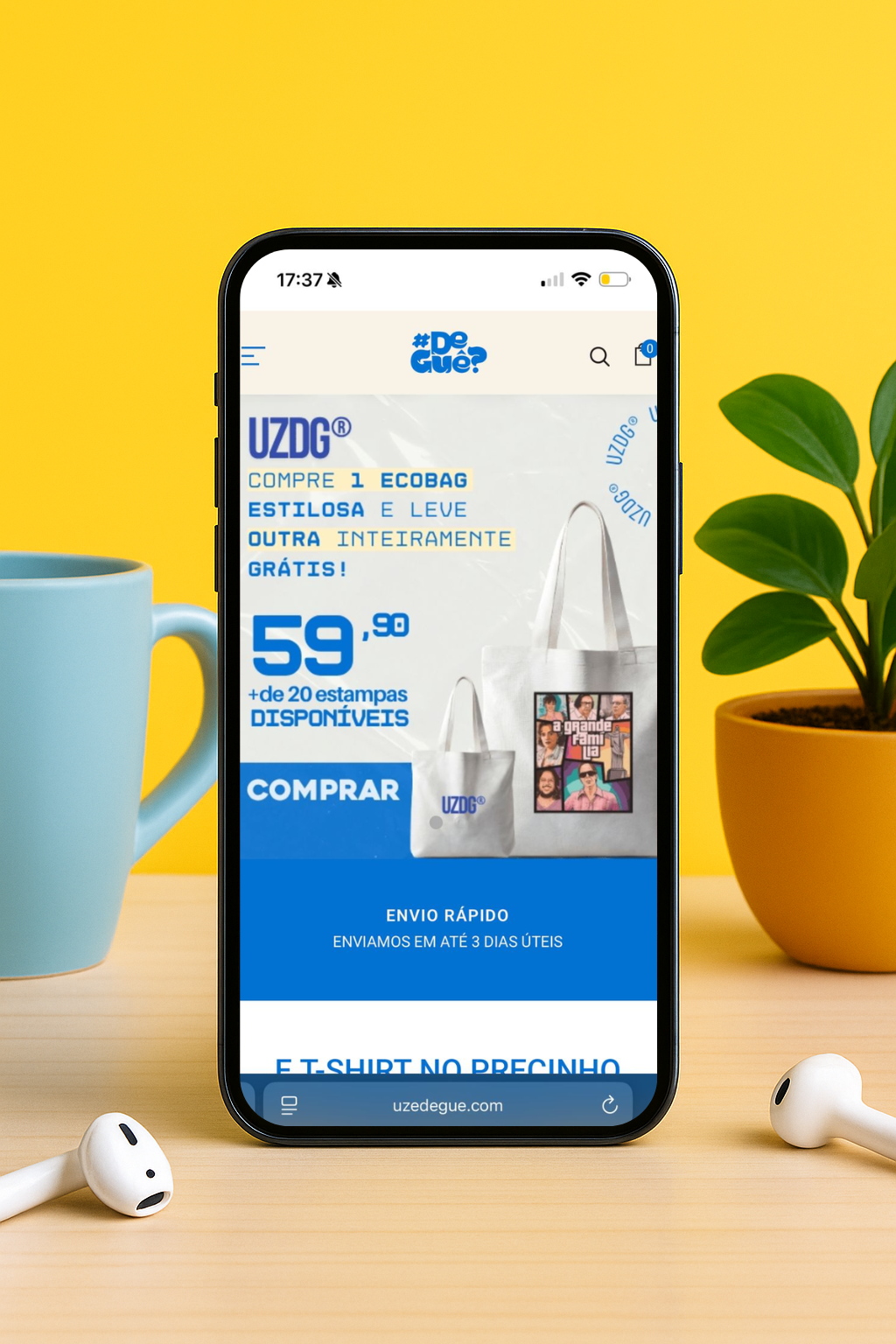 Mockup site Deguê?