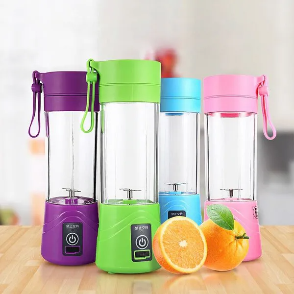 Mini Liquidificador Portátil 6 Lâminas Juice Cup - Shake Vitaminas Usb Academia