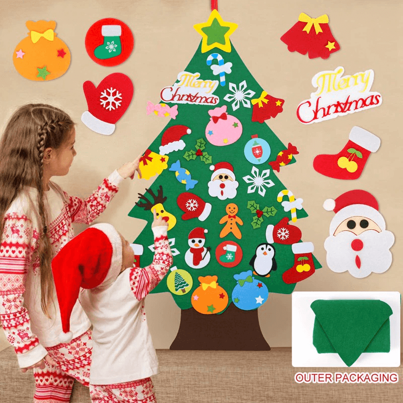 Ecluzziva Store - Árvore de Natal de Feltro Infantil