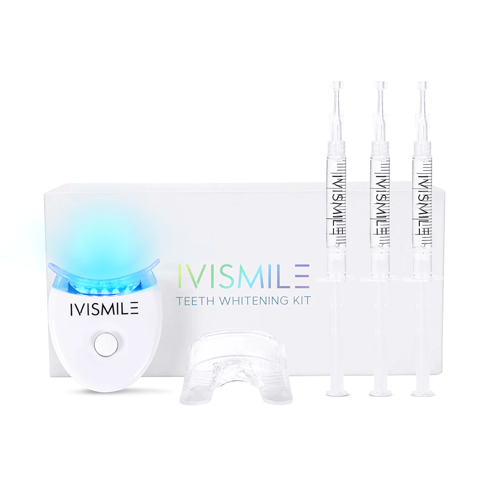 excluzziva store - Kit de branqueamento dentário IVISMILE com luz LED