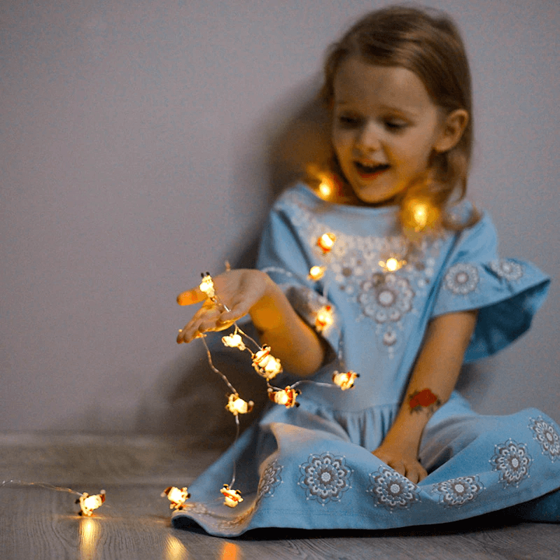 Excluzziva Store - Luzes LED Decoração de Natal - Formato de Personagens Natalinos