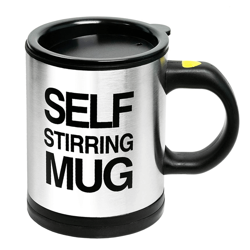 Excluzziva Store - Caneca com agitação automática de aço inoxidável elétrico