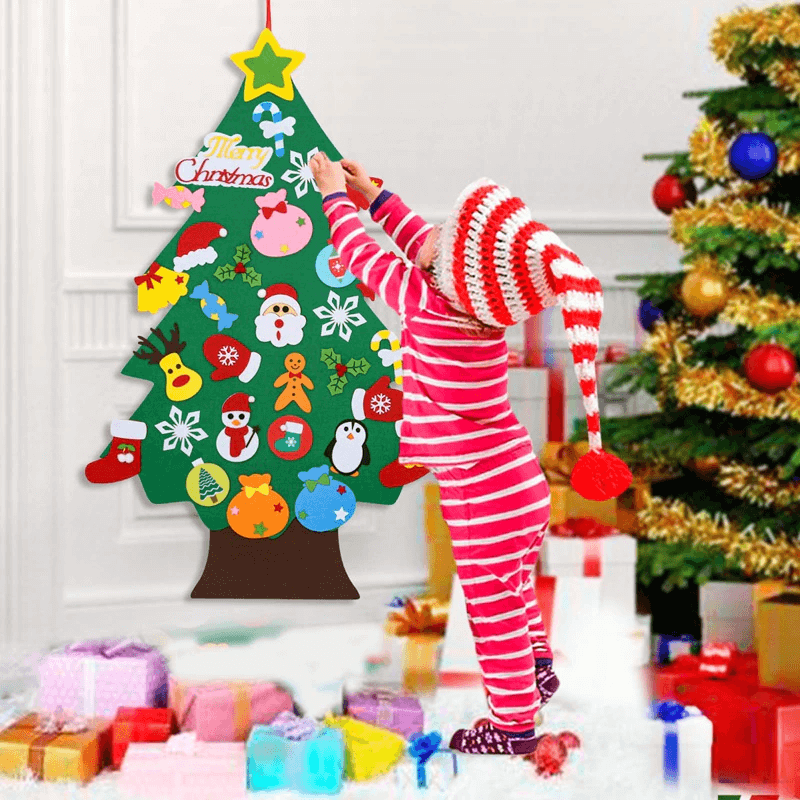 Ecluzziva Store - Árvore de Natal de Feltro Infantil