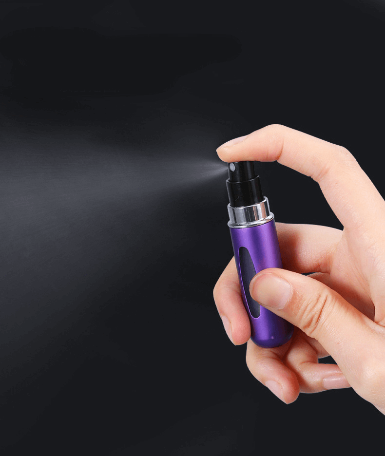Excluzziva Store - Mini Spray de Alumínio Portátil 5ml, frasco vazio recarregável para viagens