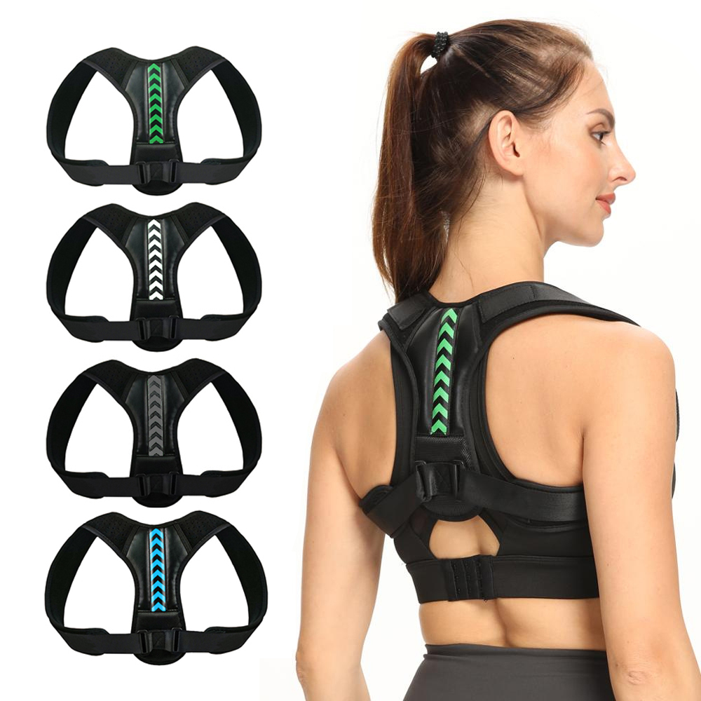 excluzziva store - Corretor Postural ajustável de postura do ombro para trás, clavícula Original