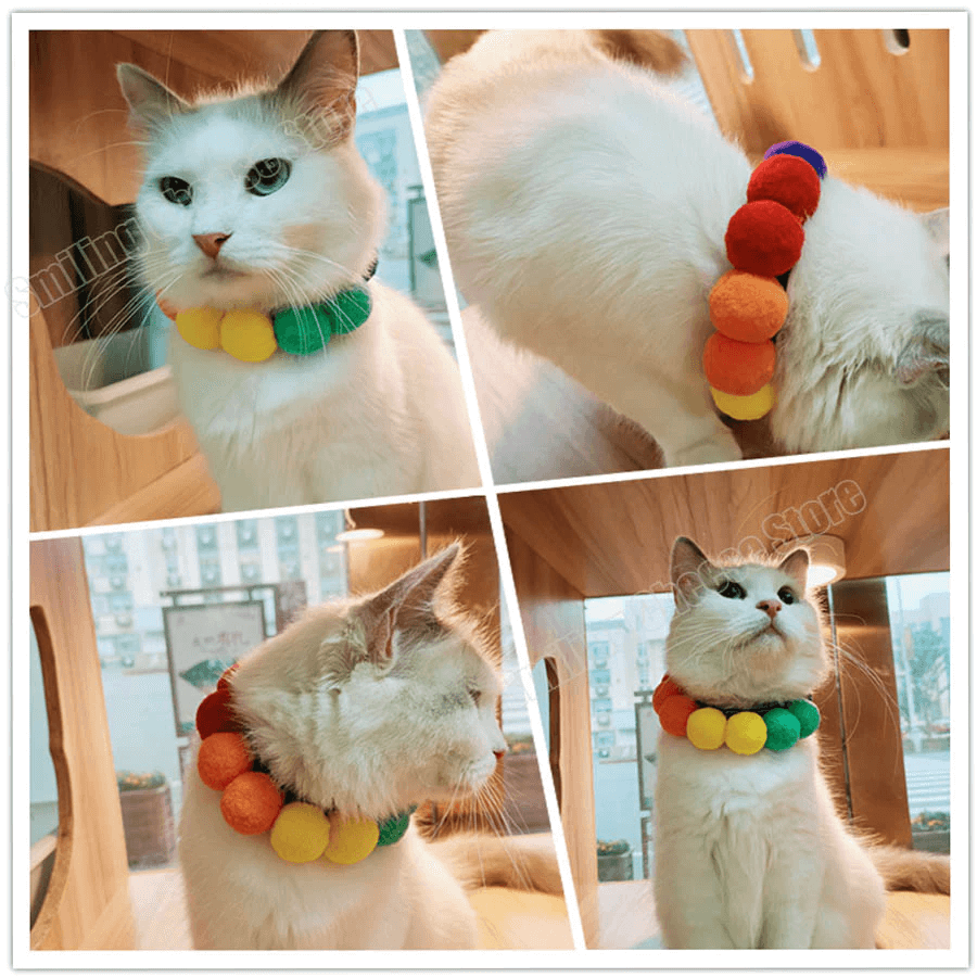 excluzziva store - Coleira em forma de Flores para Cães e Gatos