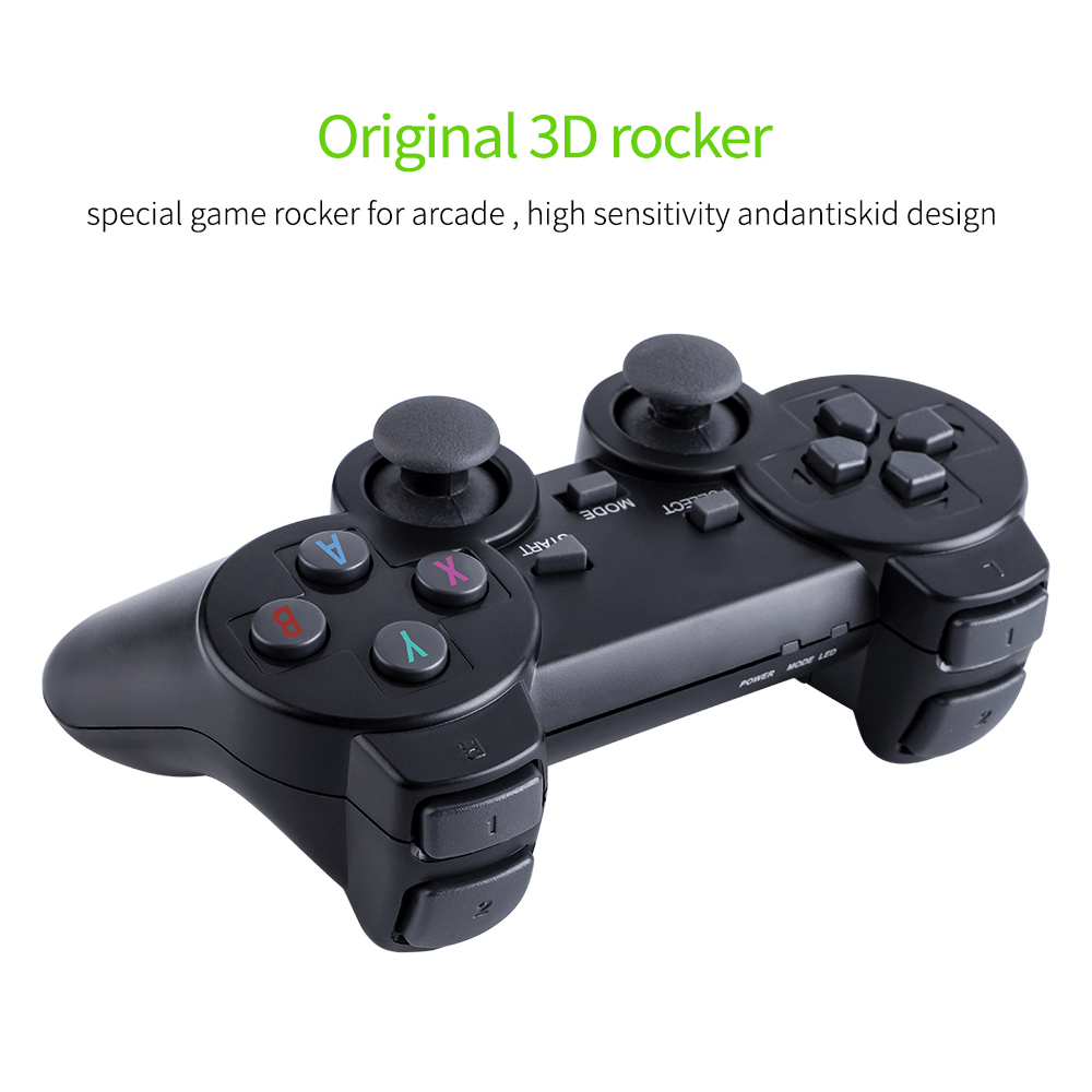 Excluzziva Store - Console de videogame sem fio 4K HD na TV Projetor Monitor Clássico Retro 64GB 10000 Jogos com 2 Controles