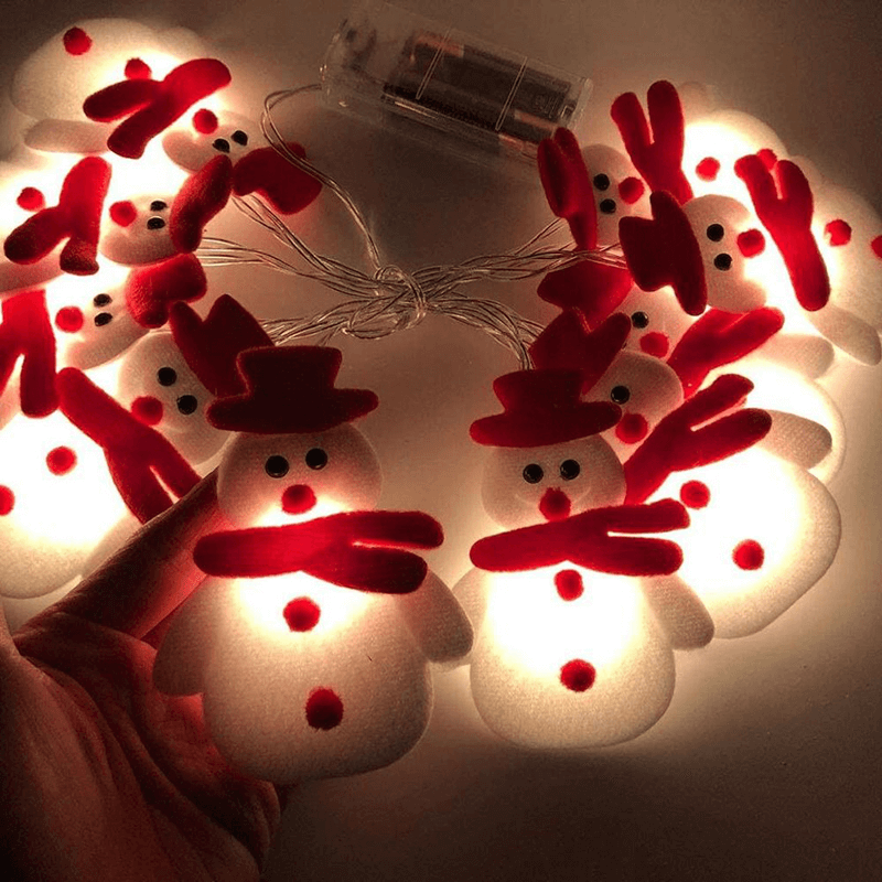 Excluzziva Store - Luzes LED Decoração de Natal - Formato de Personagens Natalinos