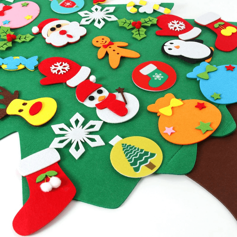 Ecluzziva Store - Árvore de Natal de Feltro Infantil