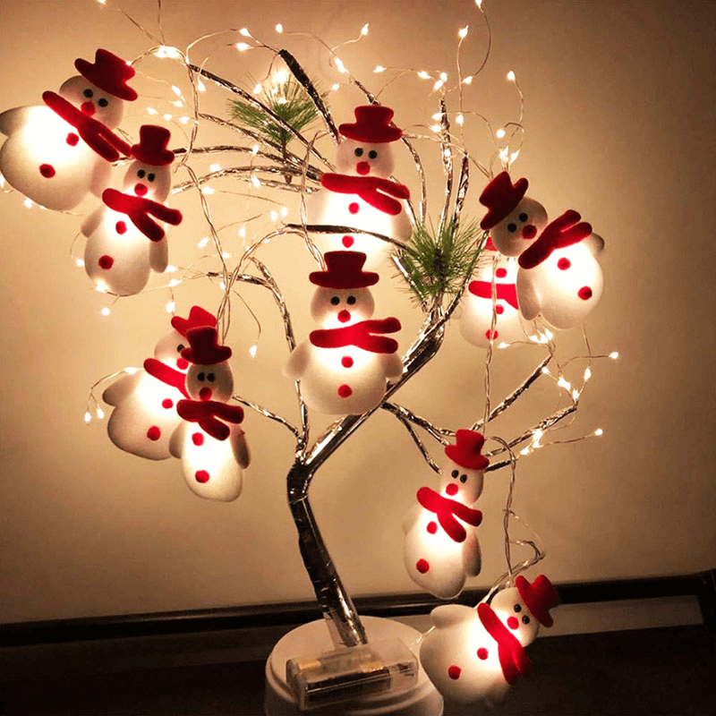 Excluzziva Store - Luzes LED Decoração de Natal - Formato de Personagens Natalinos