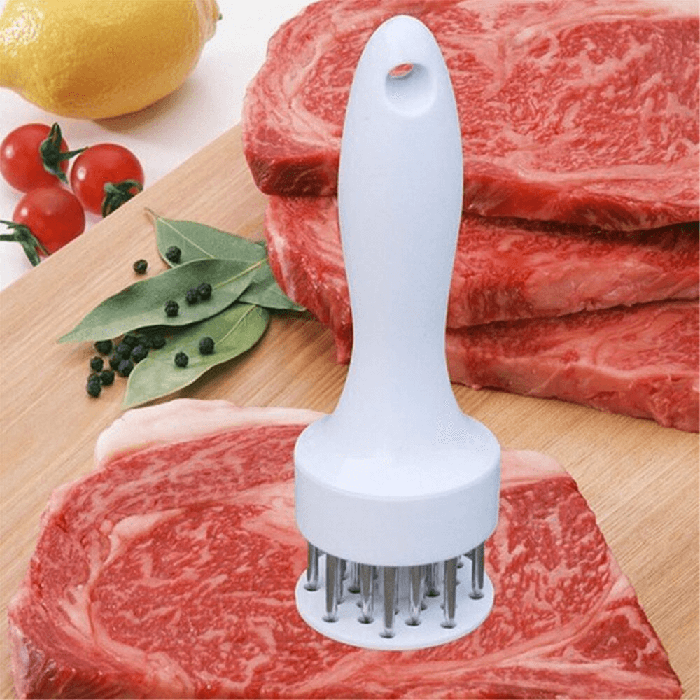 excluzziva store - Amaciador de Carnes Batedor Manual Em inox com Furador