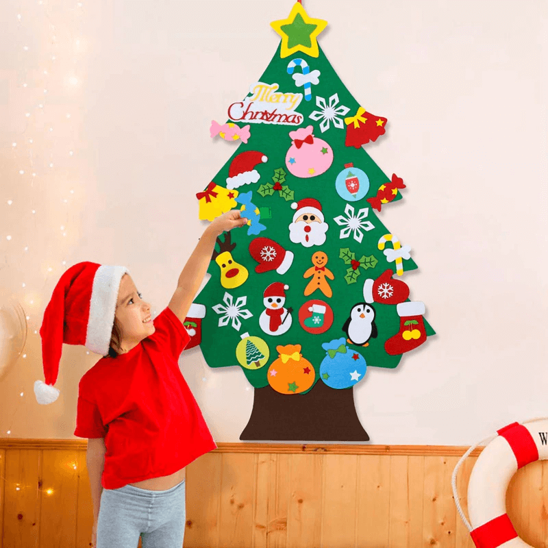 Ecluzziva Store - Árvore de Natal de Feltro Infantil
