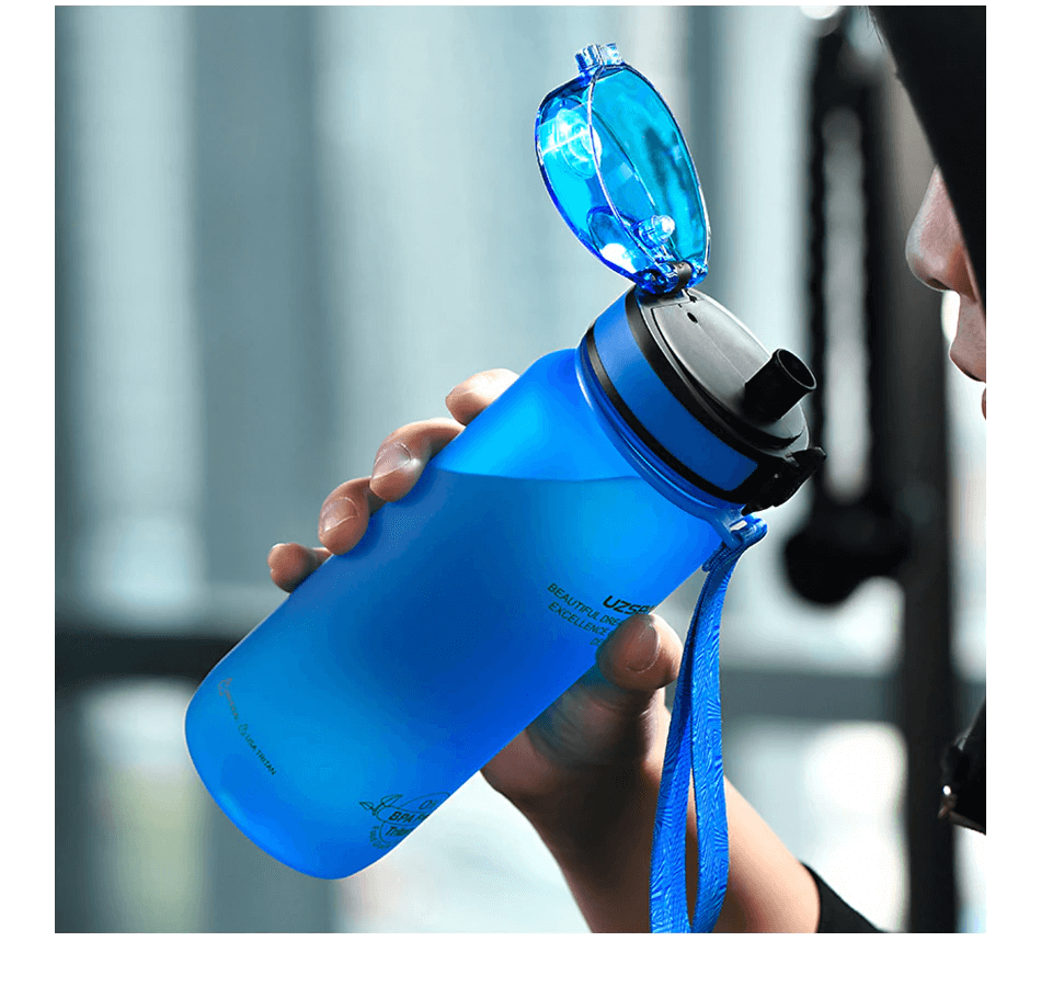 Garrafa de água uzspace portátil para esportes
