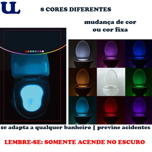 Sensor Inteligente LED para vaso sanitário