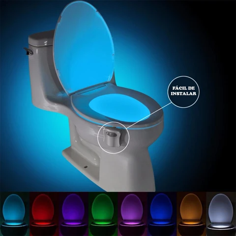 Sensor Inteligente LED para vaso sanitário