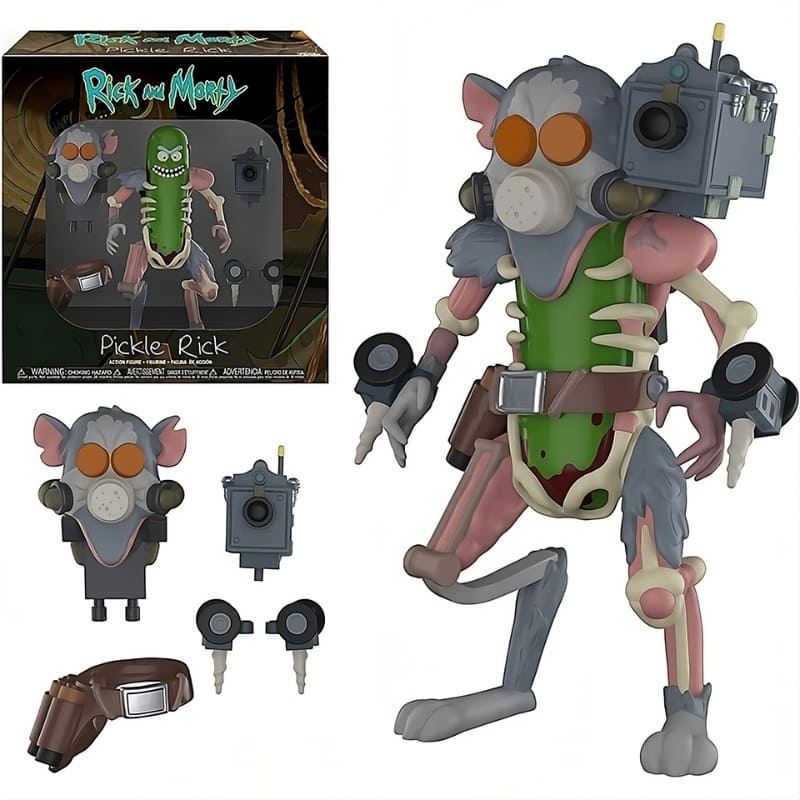 PickleRick,  RickAndMorty,  ActionFigure,  GeekMassivo,  Colecionáveis,  PresenteGeek,  UniversoParalelo