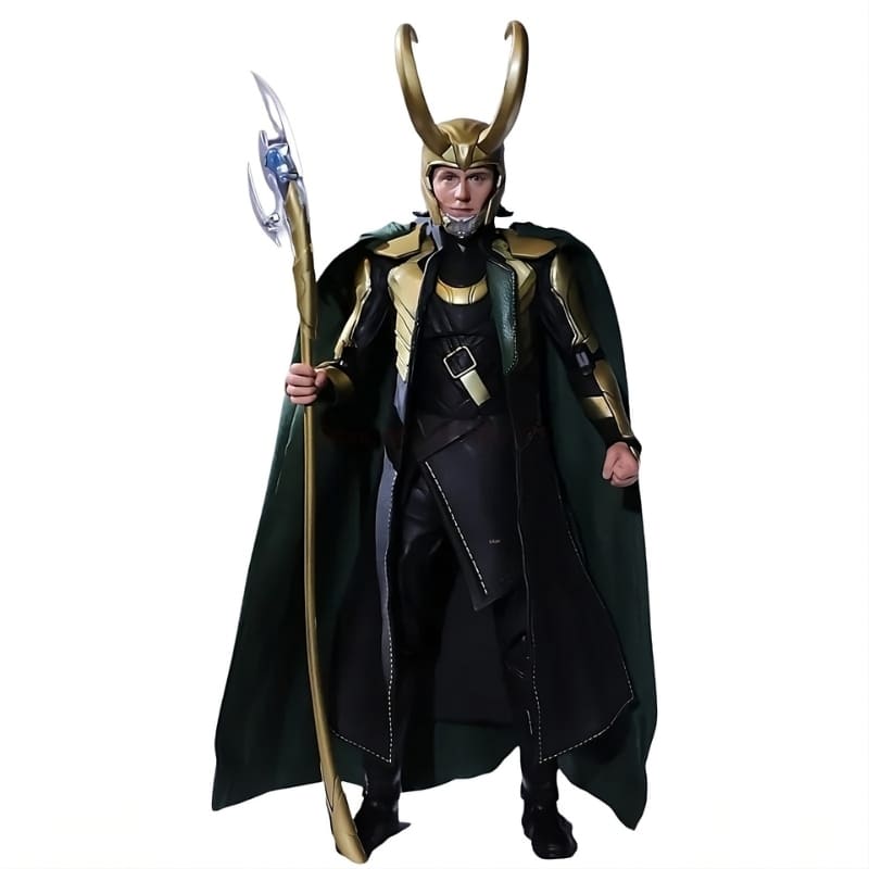 Loki Deluxe,  Action Figure Vingadores,  Deus da Trapaça,  Marvel Deluxe,  Vilão Clássico,  Loki 2012,  34cm de Poder,  Detalhes Magníficos,  Nostalgia Vingadores,  Luxo na Coleção