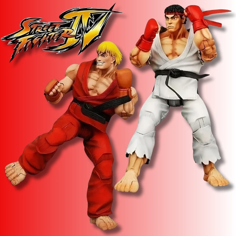 ActionFigure,  Ken,  StreetFighter,  NECA,  GeekMassivo,  Colecionáveis,  LutadoresDeJogos,  DistribuiçãoExclusiva,  NostalgiaGamer,  ArteEmPVC