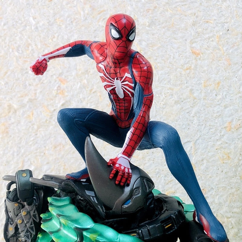 Action Figure Homem Aranha,  Versão PS4,  Colecionável do Homem Aranha,  Figura de Ação 19cm,  Marvel Homem-Aranha,  Sexteto Sinistro,  Brinquedo Geek,  Personagem do PlayStation,  Figura de PVC de alta qualidade,  Disney Marvel Collectibles