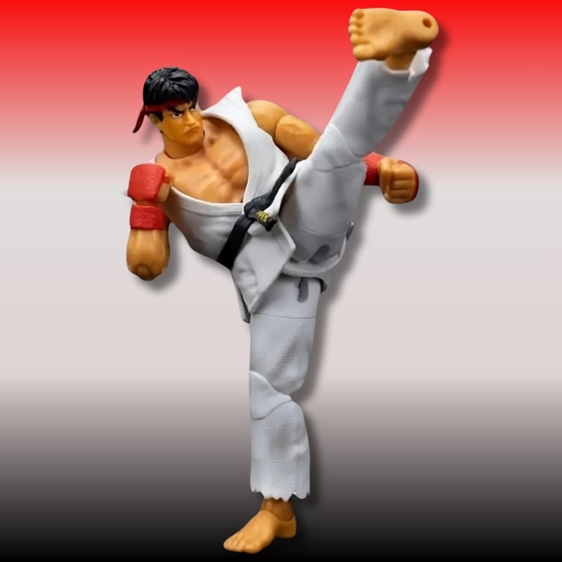 ActionFigures,  Ryu,  FeiLong,  StreetFighter,  JadaToys,  GeekMassivo,  Colecionáveis,  LutadoresDeGames,  DistribuiçãoExclusiva,  AltíssimaQualidade,  FigurasdeAção