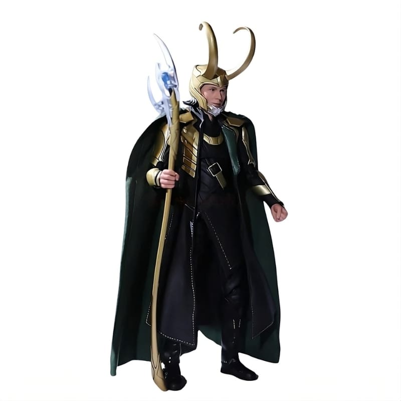 Loki Deluxe,  Action Figure Vingadores,  Deus da Trapaça,  Marvel Deluxe,  Vilão Clássico,  Loki 2012,  34cm de Poder,  Detalhes Magníficos,  Nostalgia Vingadores,  Luxo na Coleção