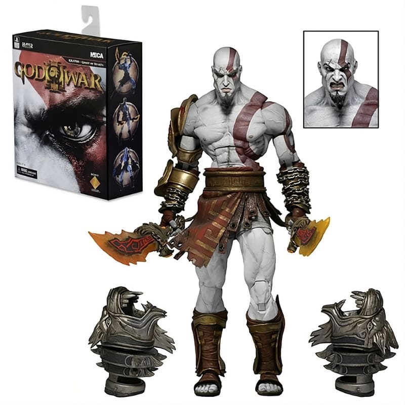 GodOfWar,  ActionFigure,  Kratos,  Gamer,  GeekMassivo,  PresenteNerd,  ps4,  ps3,  ps5,  ps2