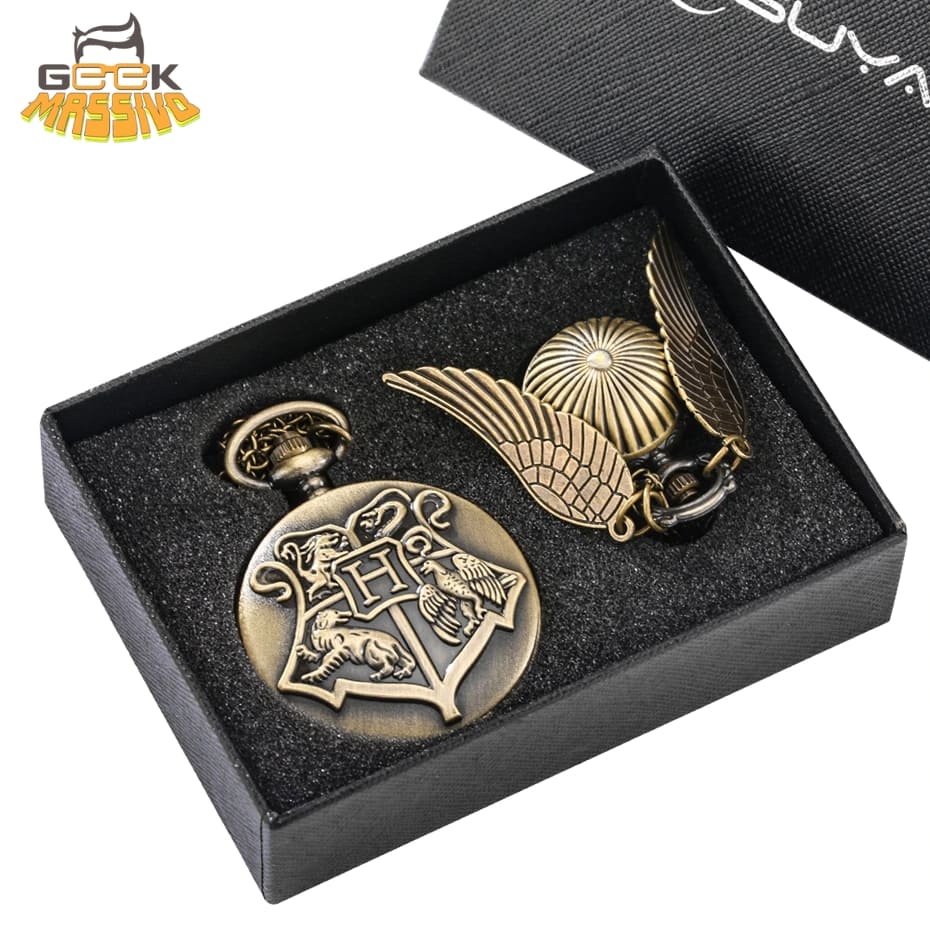 Relógio de Bolso e Caixinha de Musica Brasão Hogwarts: Corvinal Ravenclaw  Pomo de Ouro Harry Potter Dourado e Azul - MKP - Toyshow Tudo de Marvel DC  Netflix Geek Funko Pop Colecionáveis