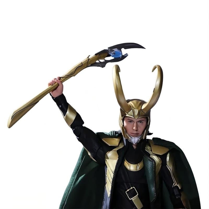 Loki Deluxe,  Action Figure Vingadores,  Deus da Trapaça,  Marvel Deluxe,  Vilão Clássico,  Loki 2012,  34cm de Poder,  Detalhes Magníficos,  Nostalgia Vingadores,  Luxo na Coleção