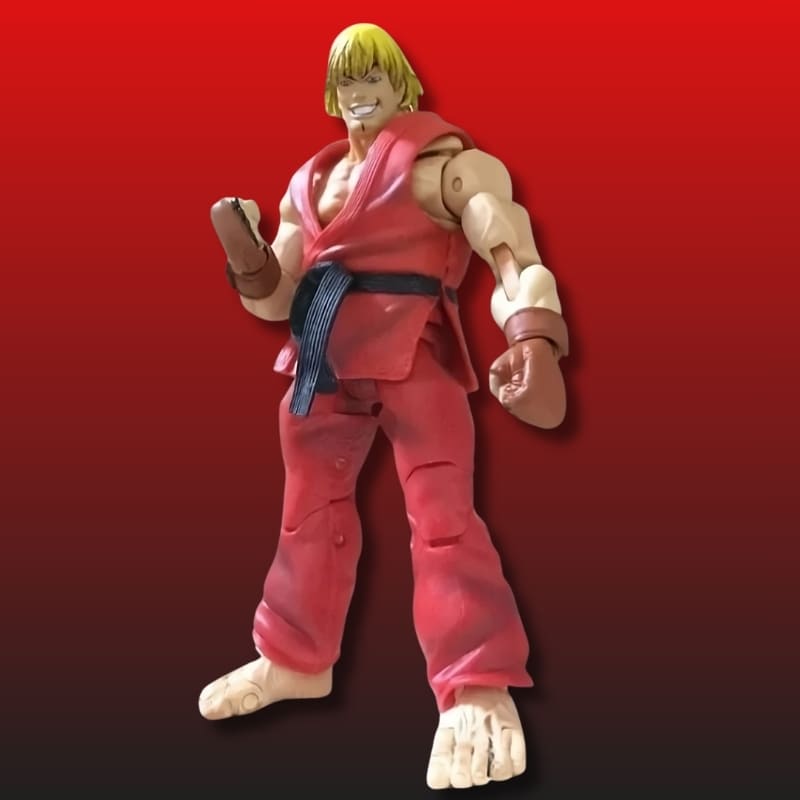 ActionFigure,  Ken,  StreetFighter,  NECA,  GeekMassivo,  Colecionáveis,  LutadoresDeJogos,  DistribuiçãoExclusiva,  NostalgiaGamer,  ArteEmPVC