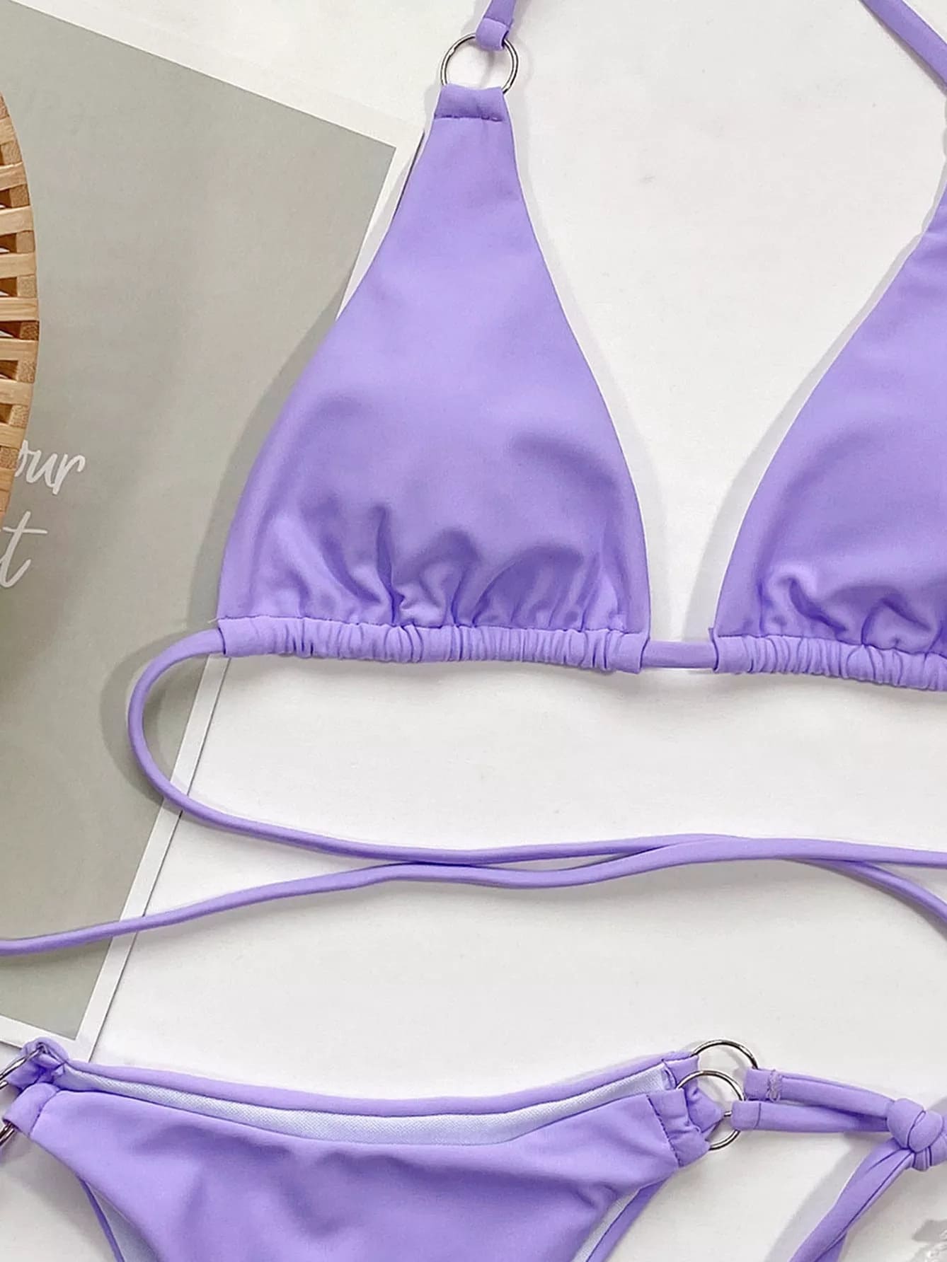 Biquíni Conjunto 2 Peças Cintura Baixa Com Bojo - Beachwear