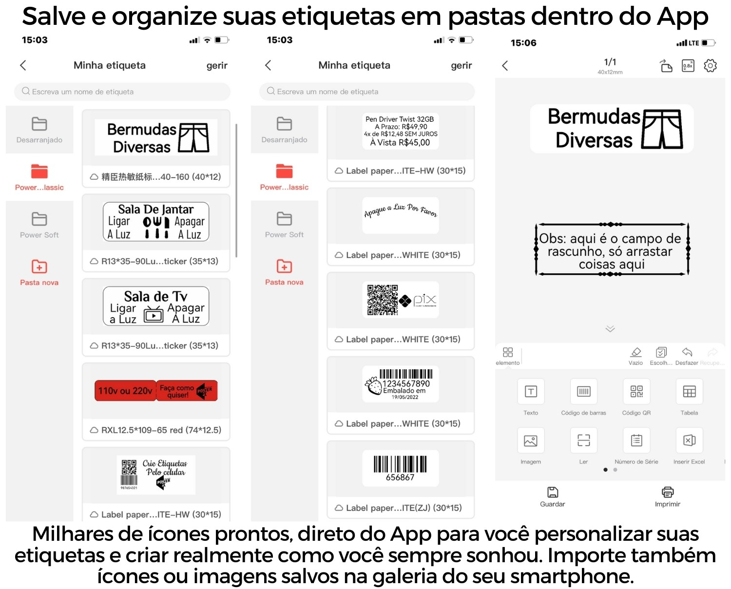 Rolos de etiquetas adesivas Impressora de etiquetas adesivas Etiquetadora Adesiva Impressora New Classic Rolo de etiquetas