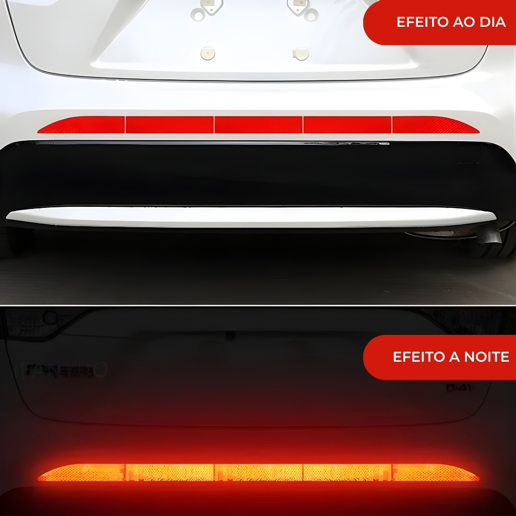 Alta visibilidade noturna do adesivo