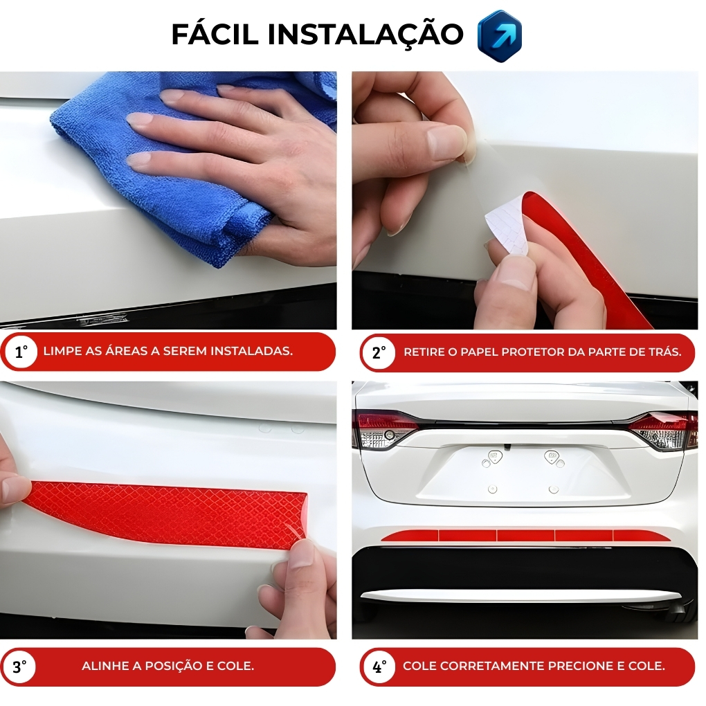 Aplicação em diferentes áreas do carro