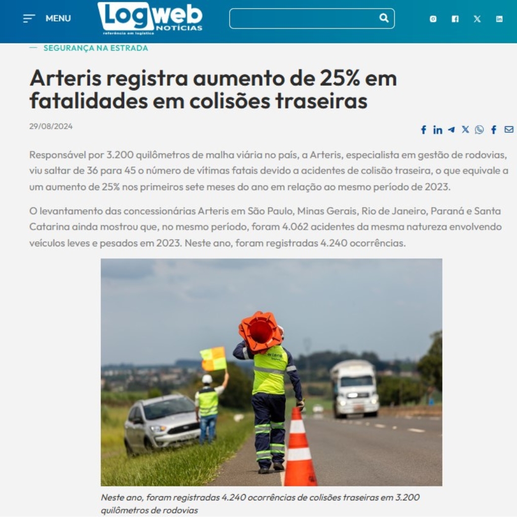 Adesivo refletivo aplicado no veículo