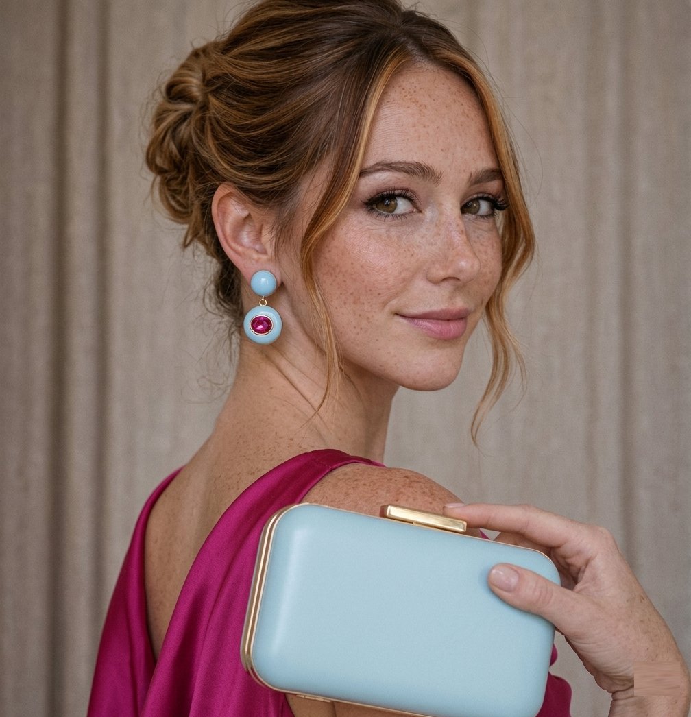 Acessórios que combinam com vestido rosa pink fúcsia