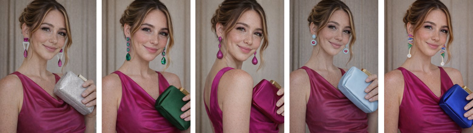 acessórios que combinam com vestido rosa pink