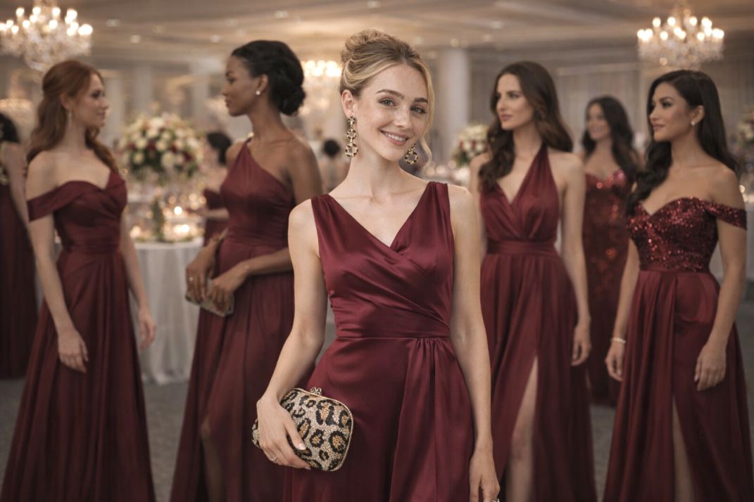 Vestido Marsala Combina com Qual Cor de Acessório - Laszine Vestido marsala combina com qual cor de acessório